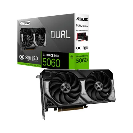 VGA Asus Dual GeForce RTX 5060 OC Edition 8GB GDDR7 DUAL-RTX5060-O8G