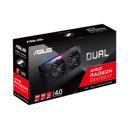 Vga Asus Dual Radeon Rx 6700 Xt 12gb Gddr6 Dual Rx6700xt 12g 1 1