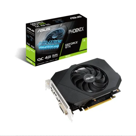 VGA Asus Phoenix GeForce GTX 1650 OC 4GB GDDR6 PH-GTX1650-O4GD6