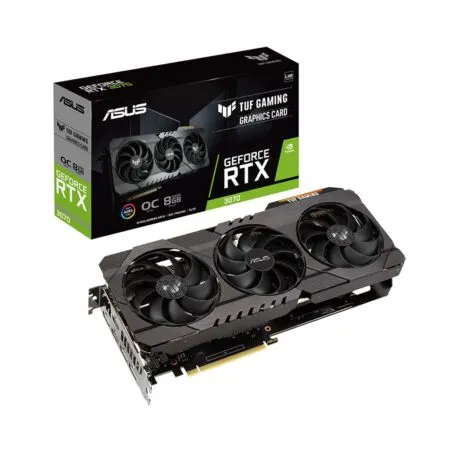 VGA Asus TUF Gaming GeForce RTX 3070 V2 OC Edition 8GB GDDR6 with LHR TUF-RTX3070-O8G-V2-GAMING