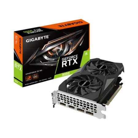 VGA Gigabyte GeForce RTX 3050 WINDFORCE OC 6G GDDR6 GV-N3050WF2OC-6GD