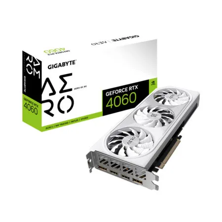 VGA Gigabyte GeForce RTX 4060 AERO OC 8GB GDDR6 GV-N4060AERO-OC-8GD