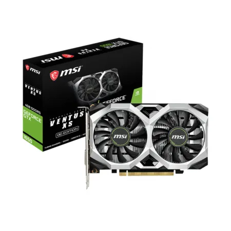 VGA MSI GeForce GTX 1650 VENTUS XS 4GB OC GDDR5 GTX-1650-VENTUS-XS-4GO