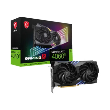 VGA MSI GeForce RTX 4060 Ti GAMING X 16G GDDR6 RTX-4060-Ti-GAMING-X-16G
