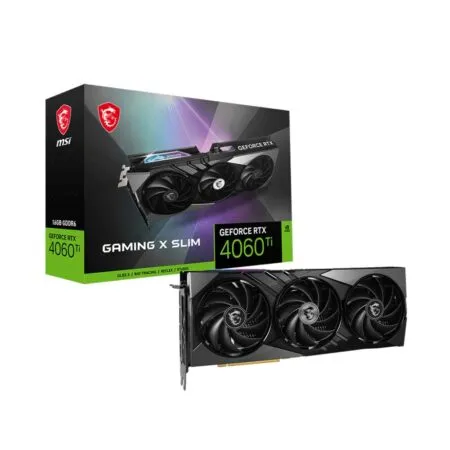 VGA MSI GeForce RTX 4060 Ti GAMING X SLIM 16G GDDR6 RTX-4060-Ti-GAMING-X-SLIM-16G