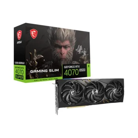 VGA MSI GeForce RTX 4070 SUPER GAMING SLIM WUKONG EDITION 12G GDDR6X