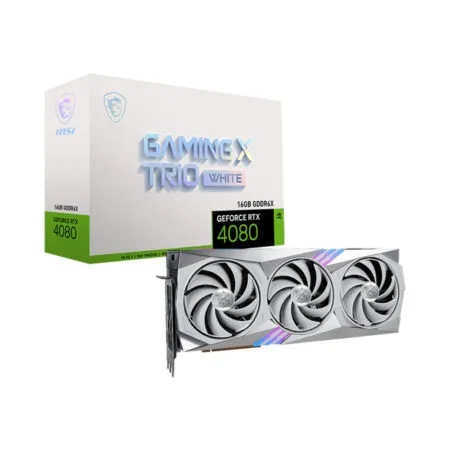 VGA MSI GeForce RTX 4080 GAMING X TRIO WHITE 16G GDDR6X RTX-4080-GAMING-X-TRIO-WHITE-16G