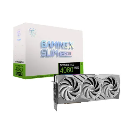 VGA MSI GeForce RTX 4080 SUPER GAMING X SLIM WHITE 16G GDDR6X
