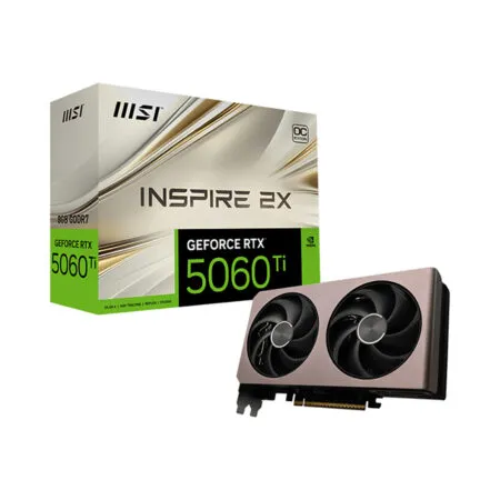 VGA MSI GeForce RTX 5060 Ti INSPIRE 2X OC 8GB GDDR7