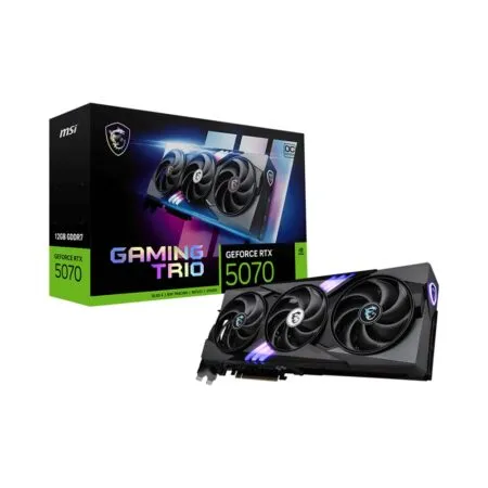 VGA MSI GeForce RTX 5070 GAMING TRIO OC 12GB GDDR7