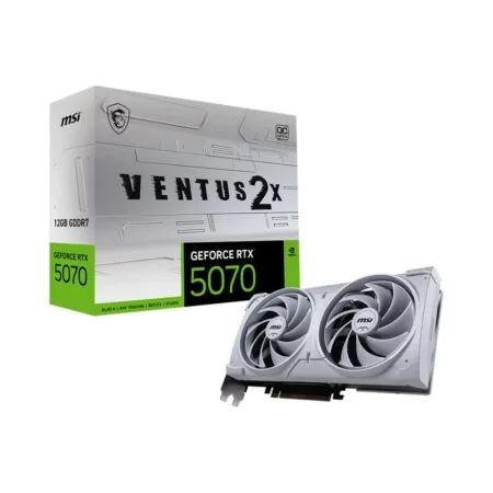 VGA MSI GeForce RTX 5070 VENTUS 2X OC WHITE 12GB GDDR7