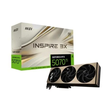 VGA MSI GeForce RTX 5070 Ti INSPIRE 3X OC PLUS 16GB GDDR7