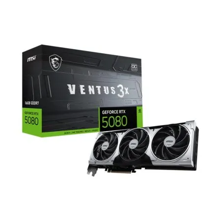 VGA MSI GeForce RTX 5080 VENTUS 3X OC PLUS 16GB GDDR7