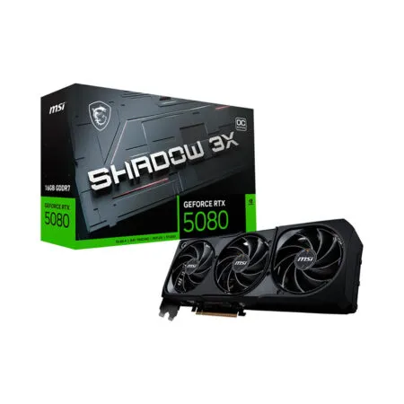 VGA MSI GeForce RTX 5080 SHADOW 3X OC 16GB GDDR7