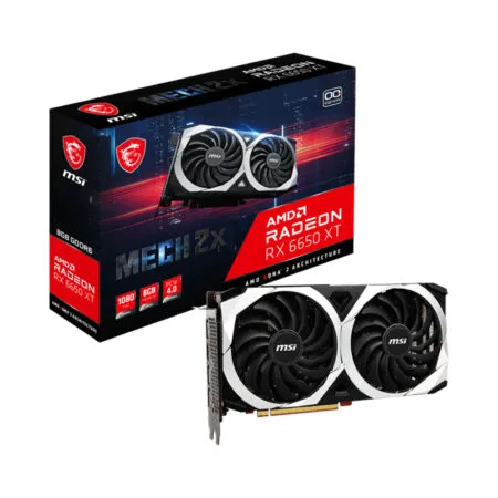 VGA MSI Radeon RX 6650 XT MECH 2X 8G OC GDDR6 RX-6650-XT-MECH-2X-8G-OC