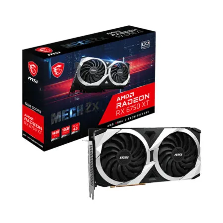 VGA MSI Radeon RX 6750 XT MECH 2X 12G OC GDDR6 RX-6750-XT-MECH-2X-12G-OC