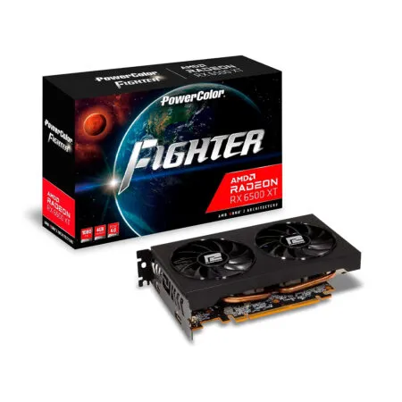 Vga Radeon Fighter Rx 6500 Xt 4gb Gddr6 Axrx 6500xt 4gbd6 Dh Oc 05 1