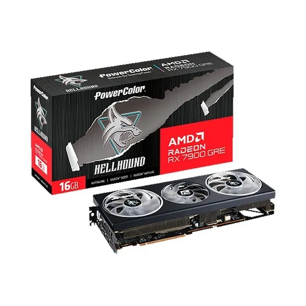 VGA PowerColor Radeon Hellhound RX 7900 GRE 16GB GDDR6 RX7900GRE-16G-L/OC - Ảnh 8