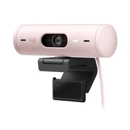 Webcam May Tinh Logitech Brio Pink 500 960 001433 3