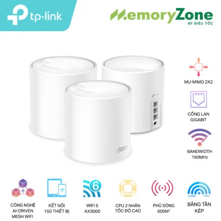 Router WiFi Mesh TP-Link Deco X50 AX3000
