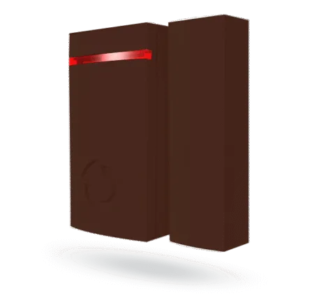Cảm biến từ không dây mini màu nâu gỗ JABLOTRON JA-151MB