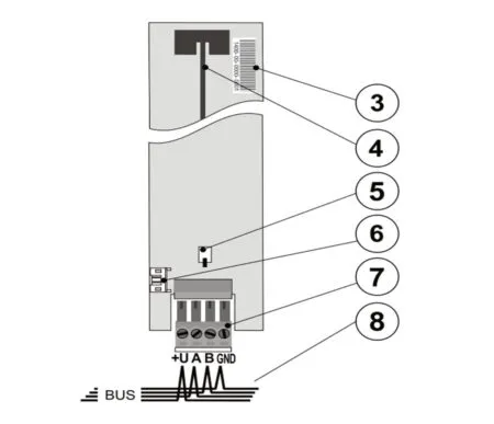 Jablotron Vietnam Vung Tau Smarthome JA 111R Radio Module Roi Scheme